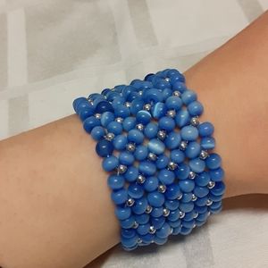 Glass Cats Eye Bracelet